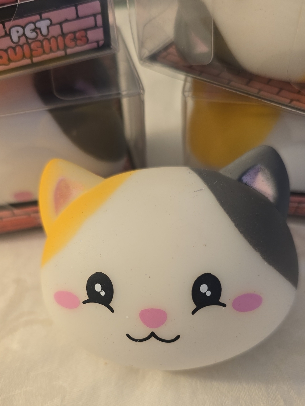 4 Cat Pet Squishy Toy Sensory Stress Relief New - Picture 4 of 6